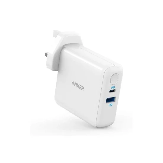 Anker PowerCore 2 in 1, 5000mAh Wall & Portable Charger - White